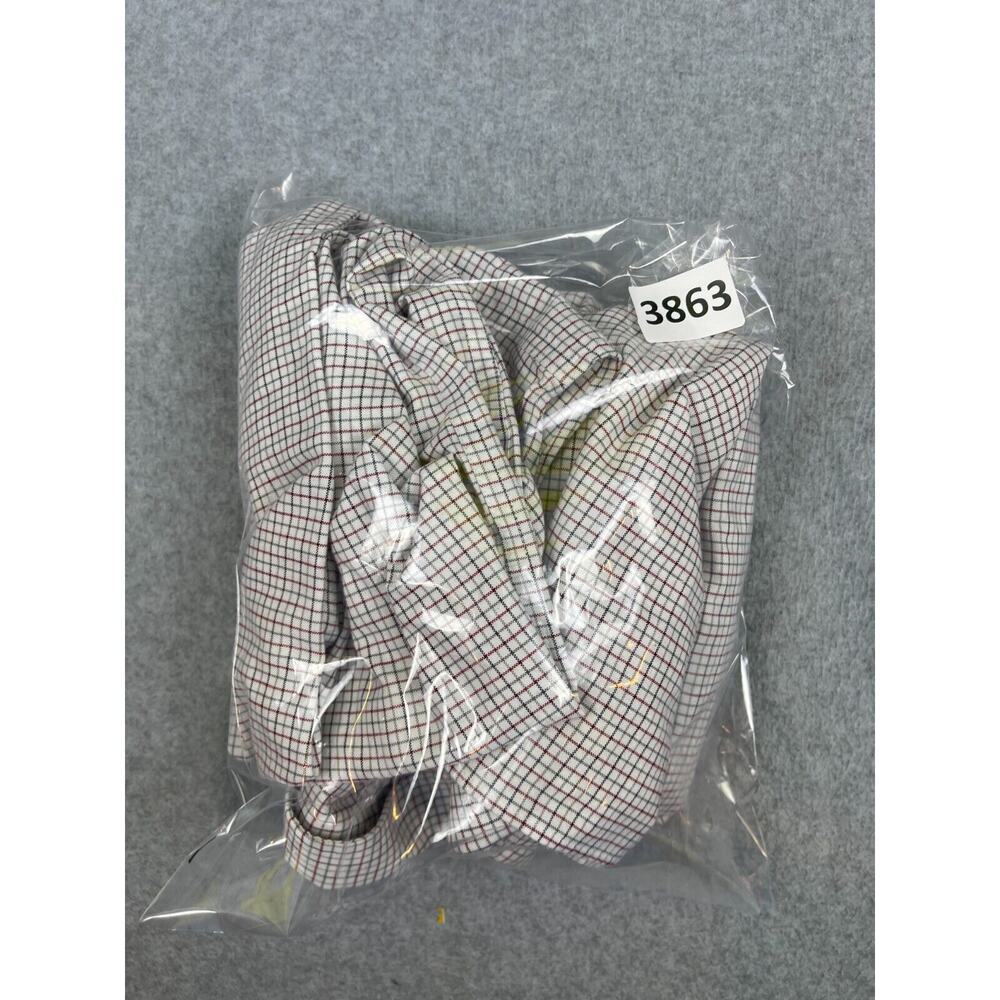 Eddie Bauer Shirt Men's XLT Checks Long Sleeve Button Down Preppy Wrinkle Free - Picture 9 of 9